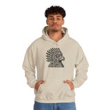 Aztec Eagle Pyramid Emblem Unisex Hoodie