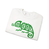 Mesoamerican Chameleon Symbol Unisex Sweatshirt