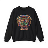 Mesoamerican Ornate Ceremonial Urn Unisex Sweatshirt