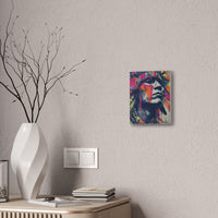 Neon Maya Street Warrior Graphic Canvas