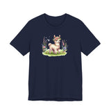 Baby Llama Inca Blossom Crown Unisex T-Shirt