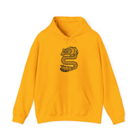 Dragon Aztec Illustration Unisex Hoodie
