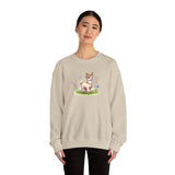 Baby Llama Inca Blossom Crown Unisex Sweatshirt