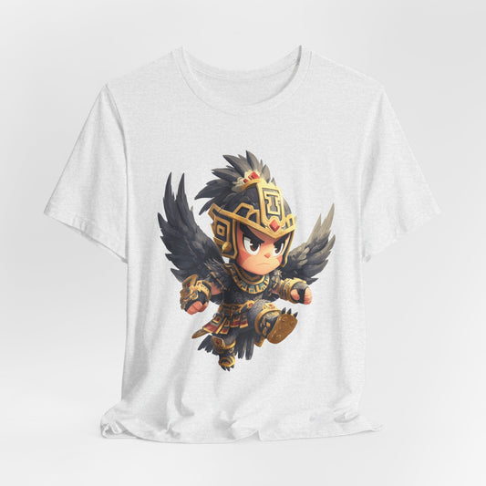 Chibi Falcon Warrior Inca Armor Unisex T-Shirt