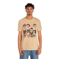 Inca Christmas Llama Family from the Andes Unisex T-Shirt