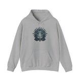 Aztec Warrior Duel Obsidian Glyph Style Unisex Hoodie