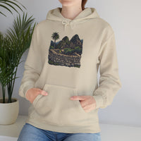 Andean Cliffside Inca Citadel Graphic Unisex Hoodie