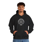 Sacred Tribal Chief Emblem Illustration Unisex Hoodie