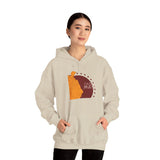 Maya Culture Profile Portrait Unisex Hoodie
