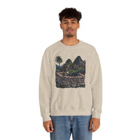 Andean Cliffside Inca Citadel Graphic Unisex Sweatshirt