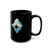 Lake Titicaca Minimalist Landscape Black Mug