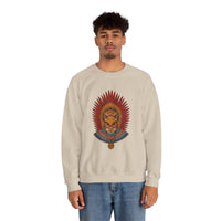 Aztec Warrior Priestess in Eagle Headdress Unisex Sweatshirt