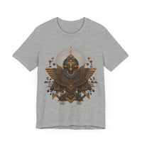 Viracocha Sacred Glyph Abstract Crown Symbol Unisex T-Shirt