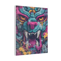 Mayan Urban Jungle Jaguar Art Canvas