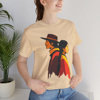 Cultural Heritage Native Portrait Design Unisex T-Shirt