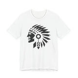Tribal Warrior Headdress Emblem Illustration Unisex T-Shirt
