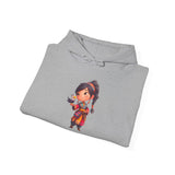 Chibi Inca Girl with Baby Condor Unisex Hoodie