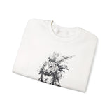 Jaguar Warrior Ink Portrait Unisex Sweatshirt