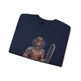 Obsidian Blade Fighter Pixel Art Unisex Sweatshirt