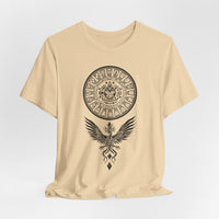 Shadow Phoenix Tribal Emblem Illustration Unisex T-Shirt