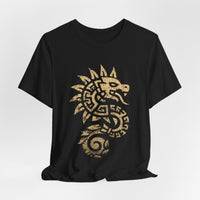 Quetzalcoatl Spiral Serpent Tribal Glyph Unisex T-Shirt