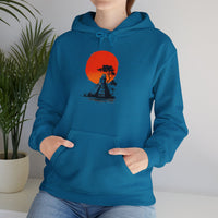 Tikal Sunset Temple Minimalist Art Unisex Hoodie