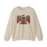 Aztec Solar Eagle Emblem Illustration Unisex Sweatshirt