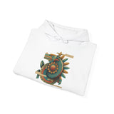 Feathered Serpent Sun Spiral Unisex Hoodie
