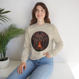 Sacred Fire Tribal Ceremony Glyph Style Unisex Sweatshirt