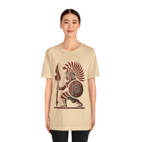 Young Warrior Glyph Pre-Hispanic Style Unisex T-Shirt