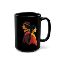 Cultural Heritage Native Portrait Design Black Mug