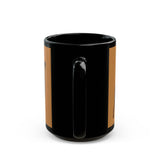 Sacred Inca Dog Illustration Black Mug