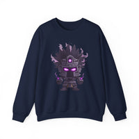 Aztec Shadow Warrior God with Glowing Eyes Unisex Sweatshirt