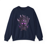 Aztec Shadow Warrior God with Glowing Eyes Unisex Sweatshirt