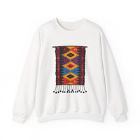 Indigenous Andean Geometric Textile Pattern Unisex Sweatshirt