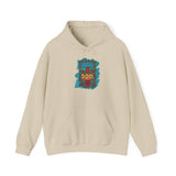 Glitter Serape Cactus on Leopard Burst Illustration Unisex Hoodie