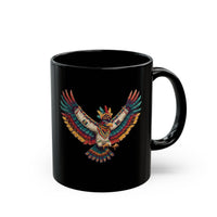 Sacred Condor Pixel Flight Black Mug