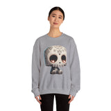 Adorable Tribal Aztec Skull Glow Unisex Sweatshirt