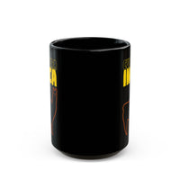 Sacred Inca Llama Emblem Black Mug