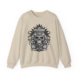 Ah Puch Death God Petroglyph Skull Unisex Sweatshirt