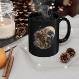 Ancient Inca Shaman with Condor Companion Black Mug