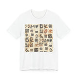 Mayan Petroglyph Stamped Texture Unisex T-Shirt