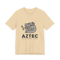 Modern Quetzalcóatl Serpent Head Logo Design Unisex T-Shirt