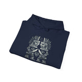 Obsidian Blade Warriors Aztec Glyph Style Unisex Hoodie