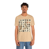 Mayan Petroglyph Stamped Texture Unisex T-Shirt