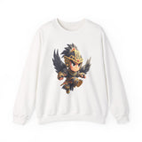 Chibi Falcon Warrior Inca Armor Unisex Sweatshirt