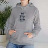 Fierce Inca Warrior Ink Illustration Unisex Hoodie