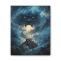 Tlaloc Storm God Vision Canvas