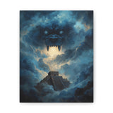 Tlaloc Storm God Vision Canvas
