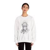 Inca Warrior Hand Drawn Tribal Portrait Unisex Sweatshirt